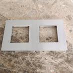 Niko Home Control Plaque de recouvrement horizontale double,, Ophalen, Nieuw, Schakelaar