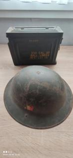 Munitiekistje en helm, Verzamelen, Militaria | Tweede Wereldoorlog, Ophalen