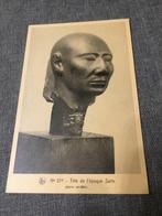 oude postkaart Téte de l'époque Saite, Verzamelen, Postkaarten | België, Ophalen of Verzenden, 1920 tot 1940, Ongelopen, Brussel (Gewest)