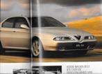 ALFA ROMEO 166,   1999, Boeken, Auto's | Folders en Tijdschriften, Alfa Romeo, Ophalen of Verzenden, Zo goed als nieuw
