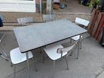 Formica tafel met stoelen, Huis en Inrichting, Ophalen, Zo goed als nieuw