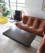 RARE COFFEE TABLE DENISCO 1970 Vintage brutalist salontafel, Antiek en Kunst, Ophalen