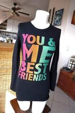 T-shirt: you & me best friends, Overige kleuren, Maat 42/44 (L), Ophalen of Verzenden, Zo goed als nieuw