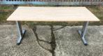 Bureau 180x80, kleurstelling Wildperen-aluminium VD kantoor, Enlèvement, Réglable en hauteur, Utilisé, Bureau