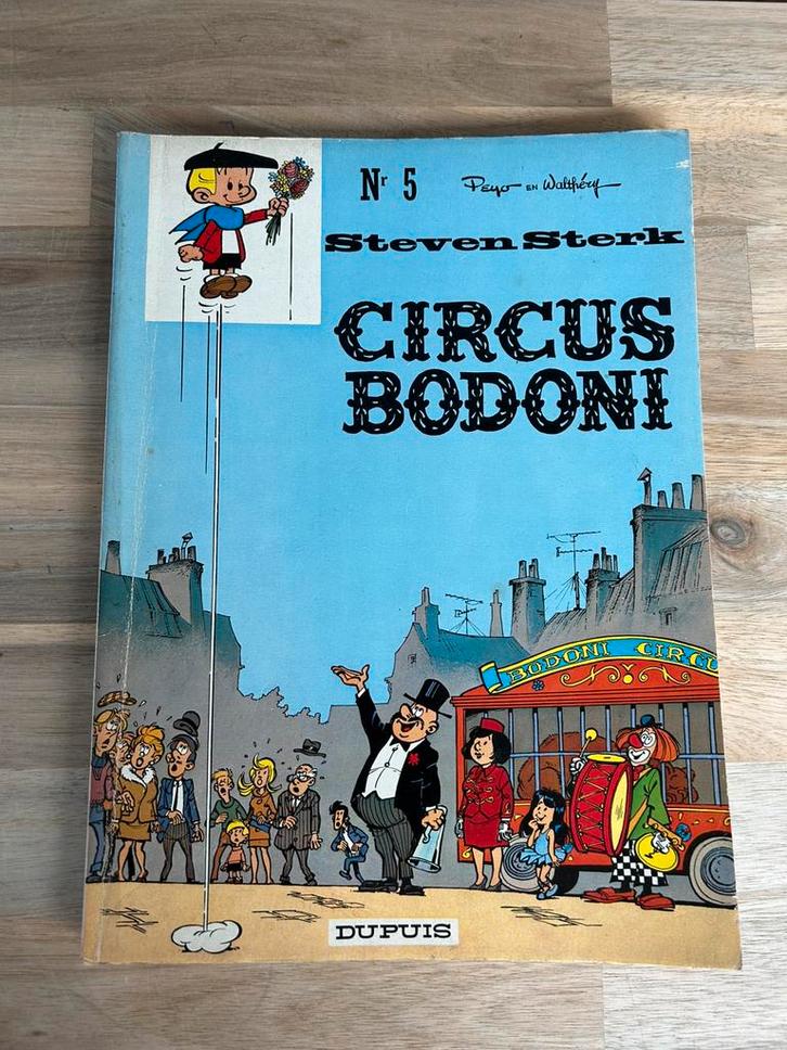 Steven Sterk - Circus bodoni, Boeken, Stripverhalen, Gelezen, Eén stripboek, Ophalen