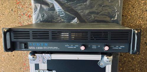 Audyn QSA-1200 professionele versterker, Muziek en Instrumenten, Versterkers | Keyboard, Monitor en PA, Zo goed als nieuw, P.A.