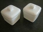 2 potten / melkglas / (Planta Plus), Ophalen of Verzenden