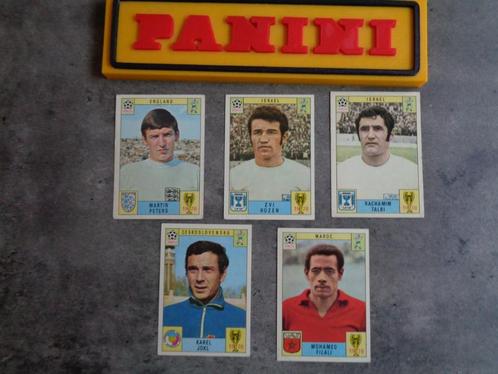 Panini 5x cartes de football COUPE DU MONDE MEXIQUE 70 de la, Hobby & Loisirs créatifs, Autocollants & Images, Envoi