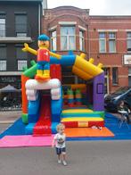 Springkasteel lego surfer mega blocks te huur, Hobby en Vrije tijd, Feestartikelen | Verhuur, Ophalen of Verzenden, Zo goed als nieuw