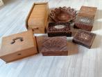 lot met retro houten kistjes handmade, Ophalen of Verzenden, Huis en Inrichting