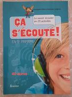 "Ça s'écoute " manuel scolaire 5ème primaire, Enlèvement, Comme neuf