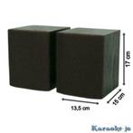 TCM-Black Stereo 2-weg speaker set 2x 20 watt OPRUIMING!, Audio, Tv en Foto, Luidsprekerboxen, Overige merken, Nieuw, Ophalen of Verzenden