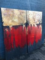 Tweeluik XXL schilderij made by Rob Hoogland., Antiek en Kunst, Kunst | Schilderijen | Klassiek, Ophalen of Verzenden