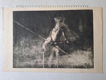 Originele ets van Luis Filcer Don Quichote  beschikbaar voor biedingen