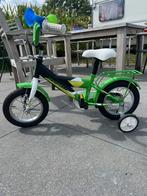 Kinderfiets met zijwieltjes 16” Venturelli, Fietsen en Brommers, Ophalen, Zo goed als nieuw, Zijwieltjes