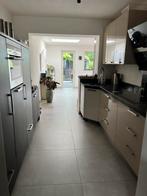 Keuken te koop hoogglans cappuccino en mat zwart, Huis en Inrichting, Keuken | Complete keukens, Ophalen, Gebruikt, Zwart, Dubbelwandige keuken