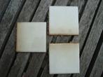 wandtegel ecru 7,5  x 7,5  x 0,5 cm, Ophalen, Nieuw, Keramiek, Wandtegels