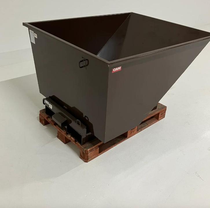 Kiepcontainer zelfkantelend op wielen uit opruiming stock, Articles professionnels, Machines & Construction | Abris de chantier & Conteneurs