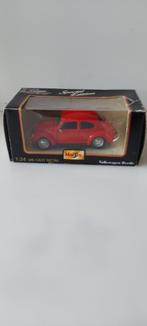 VW KEVER rood schaalmodel 1:24 Maisto, Nieuw, Ophalen of Verzenden, Auto, Maisto