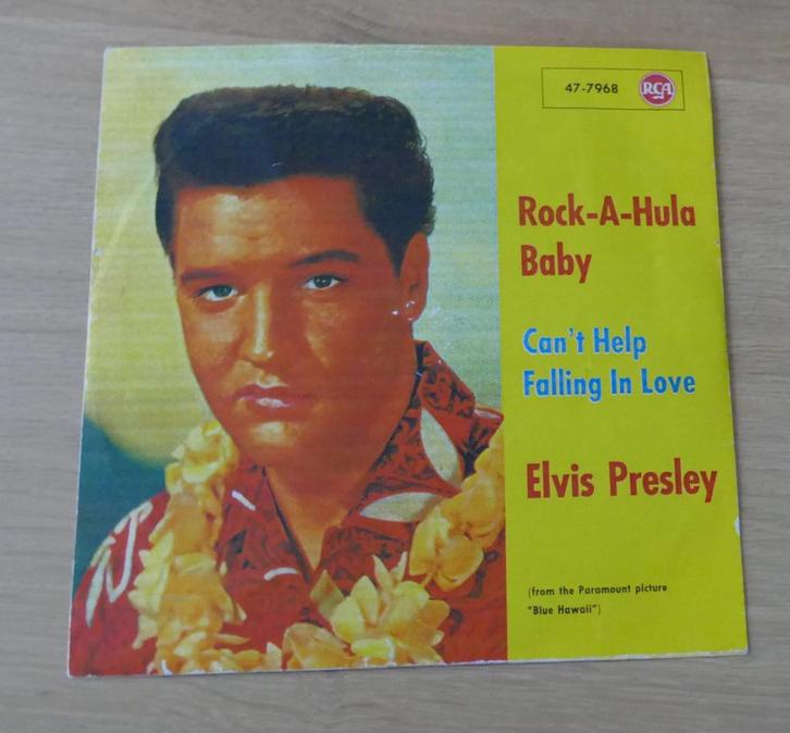 7"  Elvis Presley  ‎– Can't Help Falling In Love, Cd's en Dvd's, Vinyl Singles, Gebruikt, Single, Rock en Metal, 7 inch, Ophalen of Verzenden