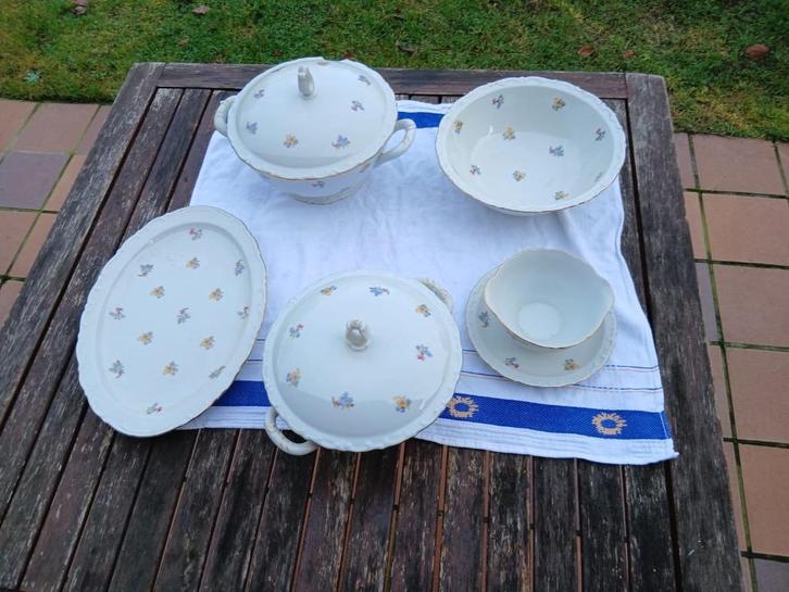 KAHLA vintage servies, Huis en Inrichting, Keuken | Servies, Gebruikt, Compleet servies, Overige stijlen, Porselein, Ophalen