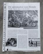 Map met diverse info de automaten van Honda bromfietsen, Fietsen en Brommers, Ophalen of Verzenden, Zo goed als nieuw