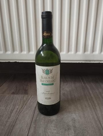 Wijn Blason de  Maucaillou Bordeaux 1998 wit beschikbaar voor biedingen