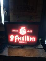 St. feuillien lichtreclame, Verzamelen, Biermerken, Ophalen of Verzenden, Zo goed als nieuw