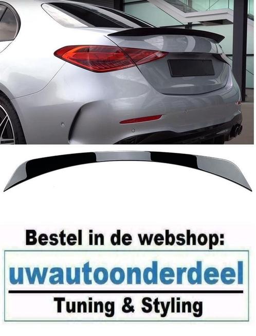 Spoiler Achterklep Lip glans Zwart Voor MB C Klasse W206 AMG, Auto diversen, Tuning en Styling, Verzenden