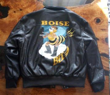 Veste pilote US WW2 Type A2 : "BOISE BEE" - Eagle squadron beschikbaar voor biedingen