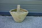 Bloempot in de vorm van een mand (terra cotta)), Tuin en Terras, Gebruikt, Tuin, Minder dan 40 cm, Overige vormen