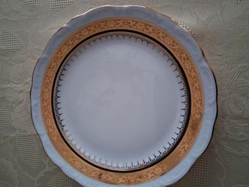 Eet en koffie servies met echt bladgoud, Enlèvement, Comme neuf