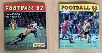 2 albums Panini Football 1982 en 1983 beschikbaar voor biedingen