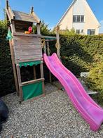 GRATIS Speelhuisje met glijbaan, Kinderen en Baby's, Ophalen, Gebruikt, Glijbaan