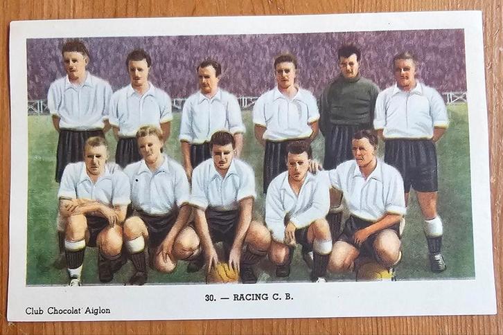 1952 Chocolat Aiglon (pre panini) 30. Team Racing Brussels!, Hobby en Vrije tijd, Stickers en Plaatjes, Zo goed als nieuw, Plaatje