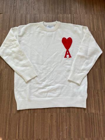 Ami paris trui wit beschikbaar voor biedingen