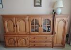 Eiken Eetkamer (TV-meubel, Eettafel, 4 Stoelen en Wandkast), Huis en Inrichting, Complete eetkamers, Ophalen, Gebruikt, Landelijk