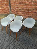 5 Hay stoelen model AAC22 beige stof, Huis en Inrichting, Ophalen, Zo goed als nieuw