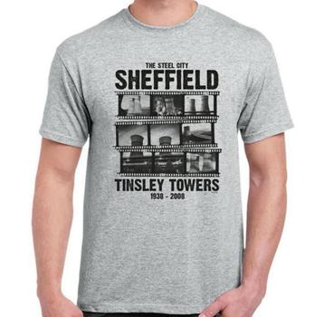 Tee-shirt The Steel City Sheffield Tinsley Towers 1938-2008