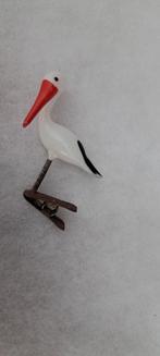 Antik ooievaar kerstornament, Diversen, Ophalen of Verzenden