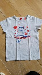 Wit T-shirt met zeiler - Esprit - maat 128/134 (8 jaar), Meisje, Gebruikt, Ophalen of Verzenden, Esprit