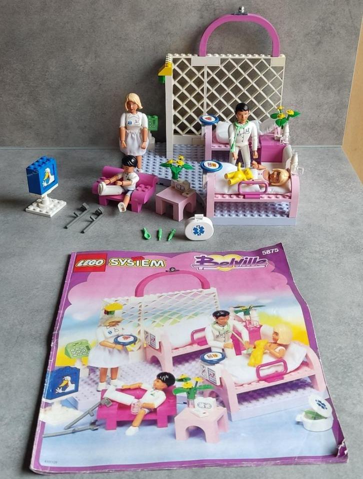 lego system belville 5875 hospital ward, Kinderen en Baby's, Speelgoed | Duplo en Lego, Gebruikt, Lego, Ophalen of Verzenden