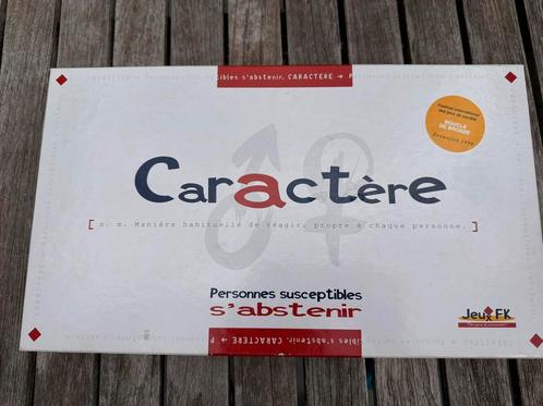 Caractère, Hobby en Vrije tijd, Gezelschapsspellen | Overige, Gebruikt, Vijf spelers of meer, Ophalen of Verzenden