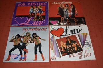 45t's van de voormalige Nederlandse meiden popgroep "LUV" beschikbaar voor biedingen