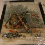 Handwerk borduren visgerief, Hobby en Vrije tijd, Borduren en Borduurmachines, Ophalen of Verzenden, Zo goed als nieuw, Handborduren