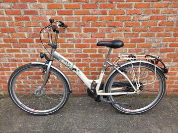 Meisjesfiets 22 inch banden, Fietsen en Brommers, Ophalen, Sparta, Handrem, Gebruikt