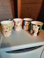 Senseo Luc Verschuuren Set van 4 tassen, Ophalen of Verzenden, Zo goed als nieuw, Overige stijlen, Kop(pen) en/of Schotel(s)