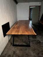 Houten eettafel (3m lang x 1m breed), Huis en Inrichting, Tafels | Eettafels, Ophalen, Zo goed als nieuw