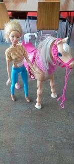 Barbie paard + pop, Ophalen of Verzenden, Zo goed als nieuw, Barbie