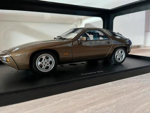 Porsche 928 Tabac brown metallic Autoart 1:18, Hobby en Vrije tijd, Modelauto's | 1:18, Zo goed als nieuw, Autoart, Ophalen of Verzenden